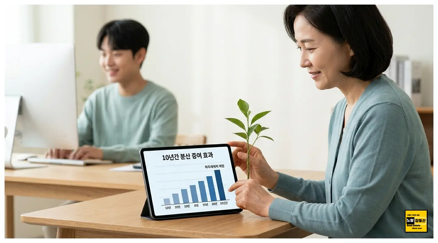 부동산 명의이전 필요서류와 증여 등기 준비 목록을 설명하는 이미지