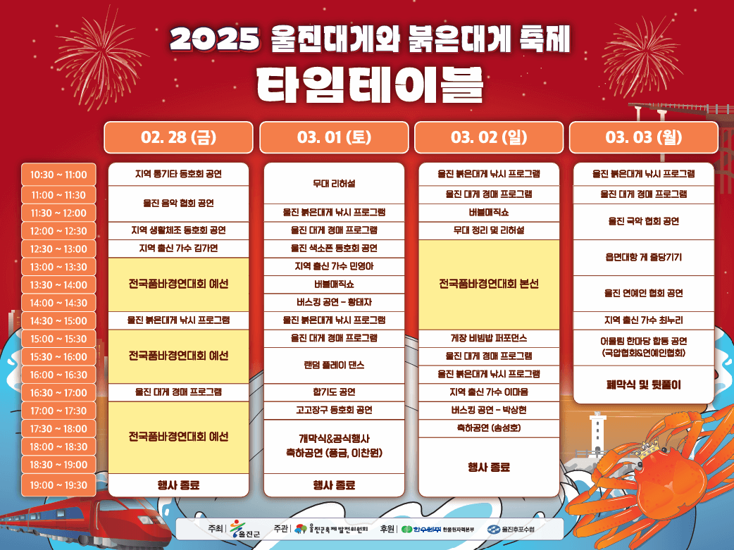 2025 울진대게축제
