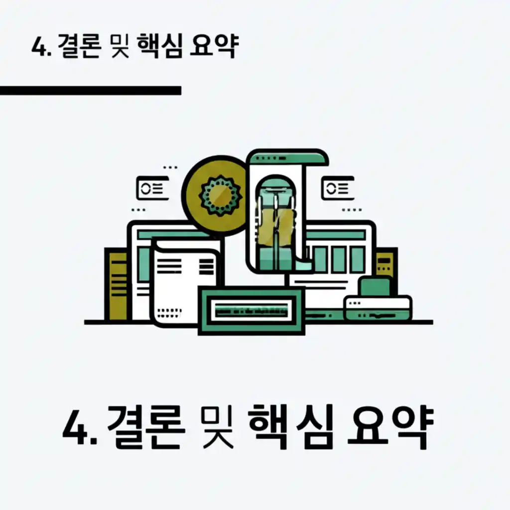 4. 결론 및 핵심 요약: 육군 복지포털의 핵심 서비스와 가치를 시각화한 이미지