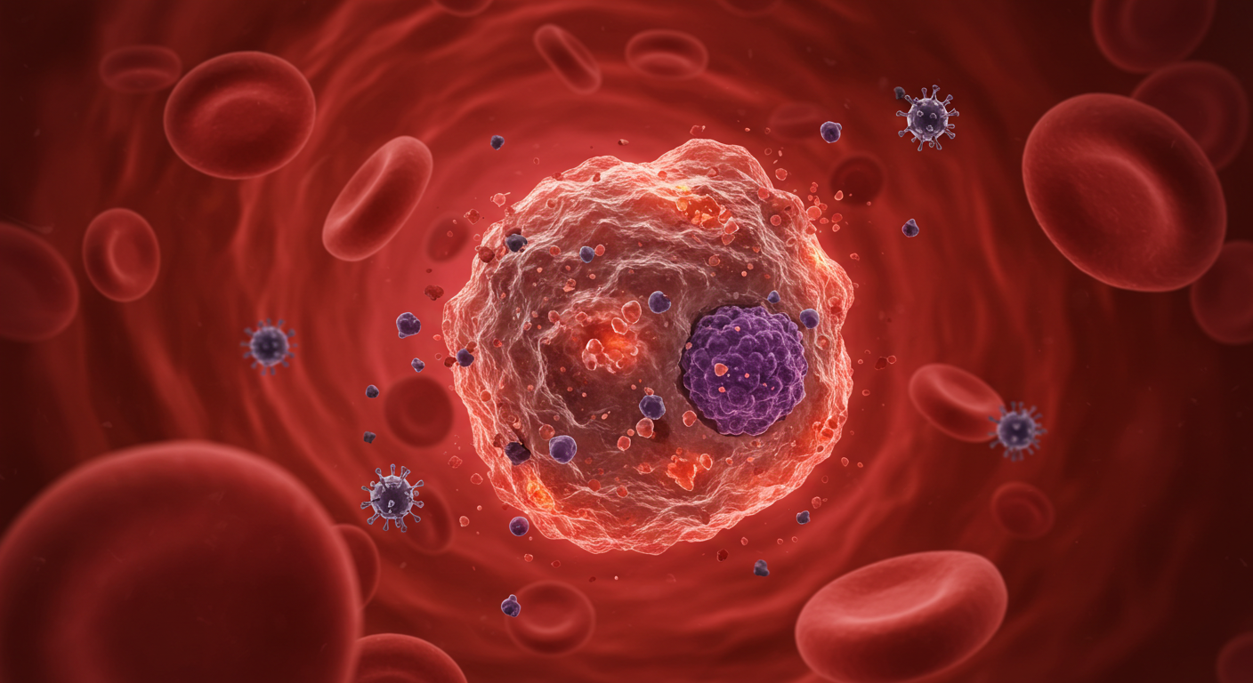 나쁘고 해로운 느낌의 염증