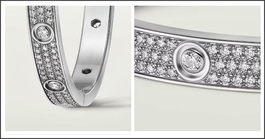 화이트 파베 러브팔찌