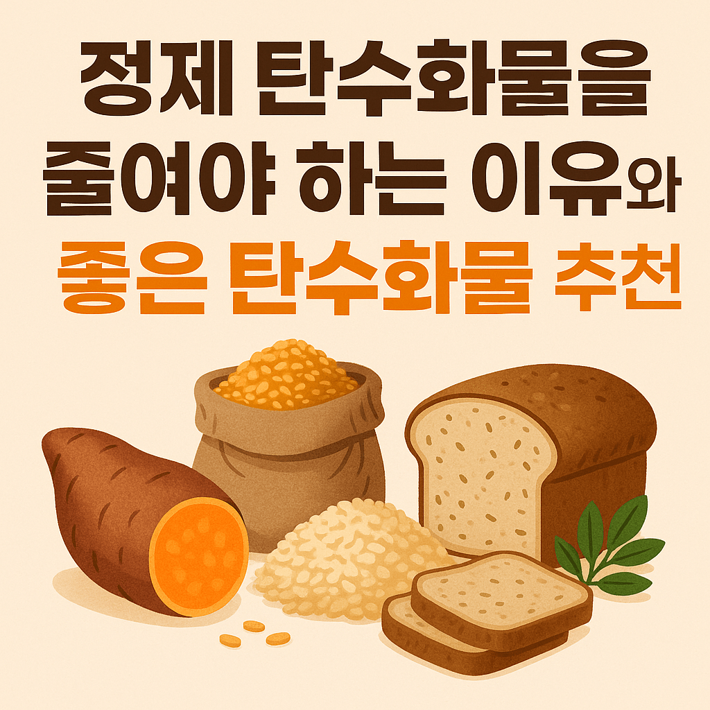 정제 탄수화물을 줄여야 하는 이유