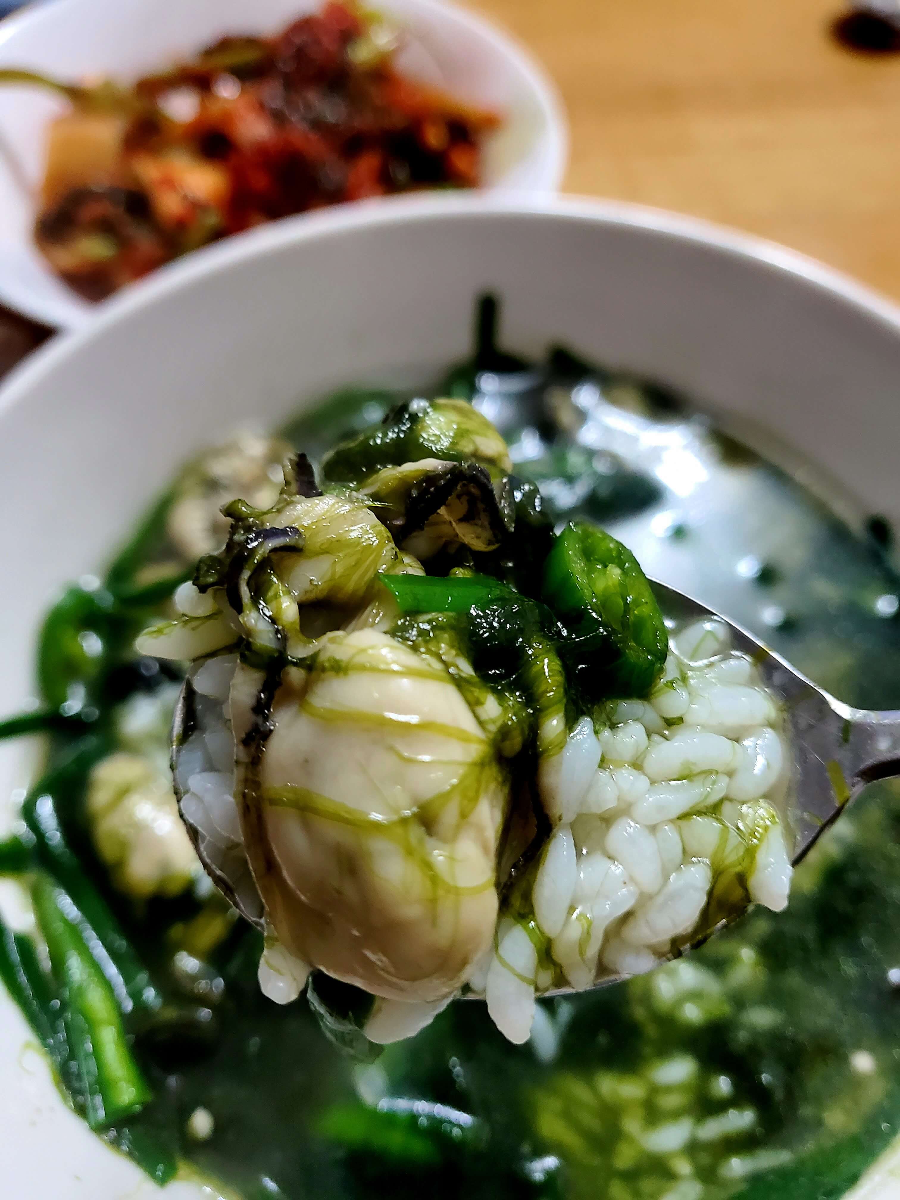 많은 효능을 가지고 있는 매생이