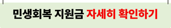 민생회복 2차 지원금 관련 사진