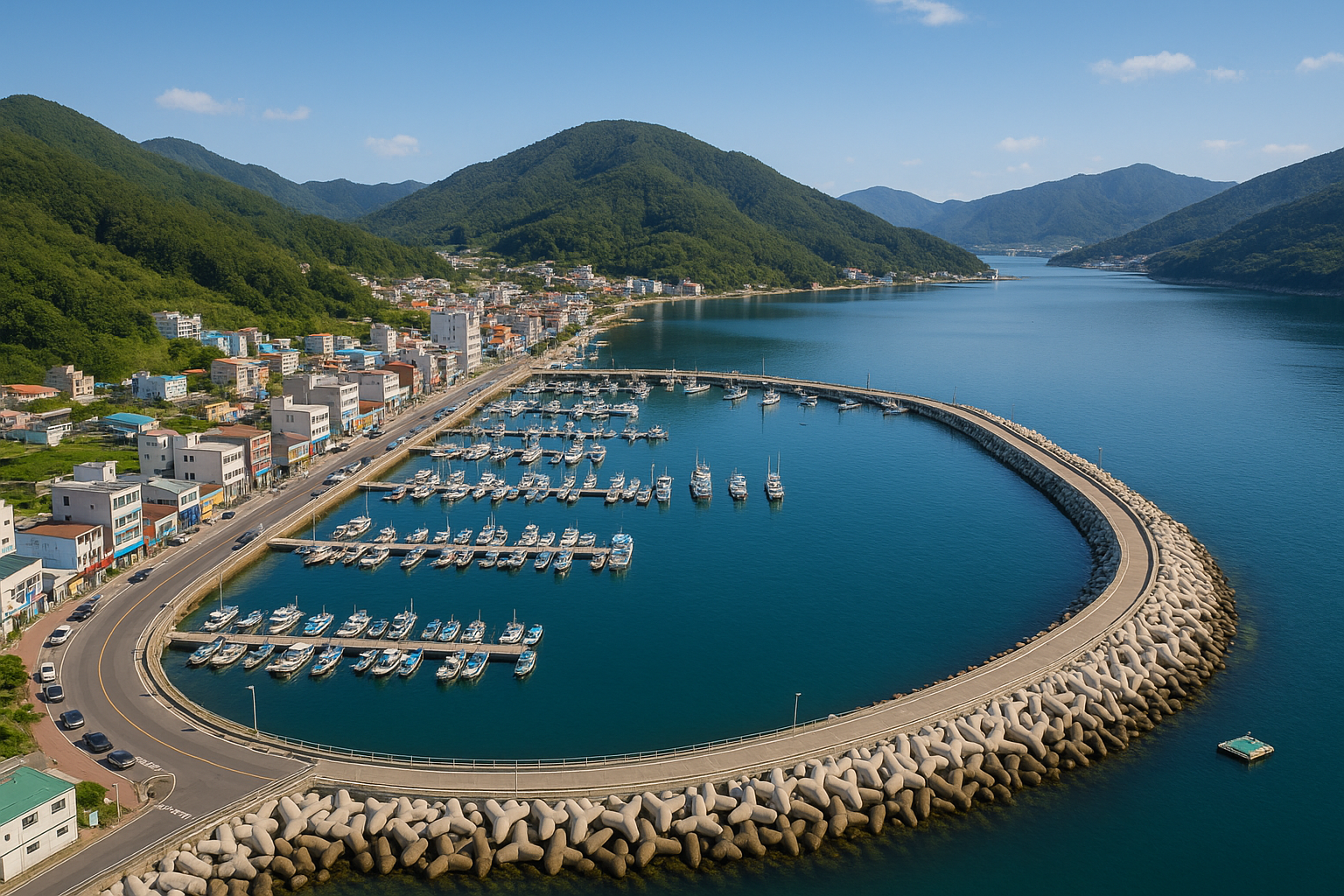 겨울 바다여행 거제 지세포항 겨울여행 바다풍경