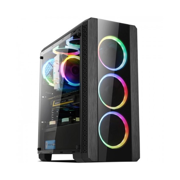 ABKO NCORE Oracle Tempered Glass ARGB Spectrum CORONA