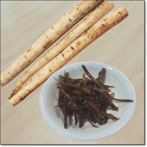 우엉 먹는법