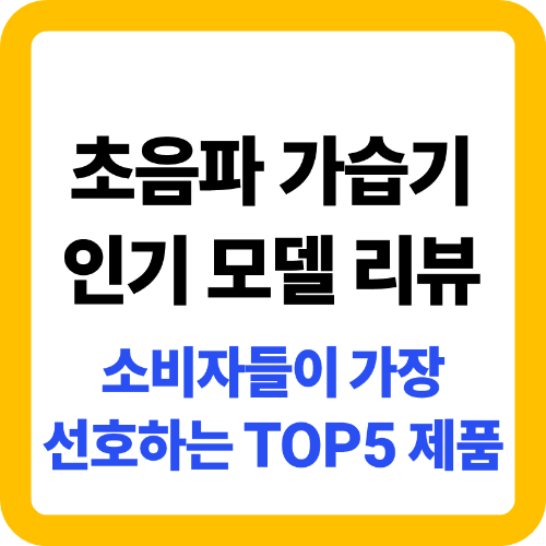 초음파 가습기 인기 모델 리뷰