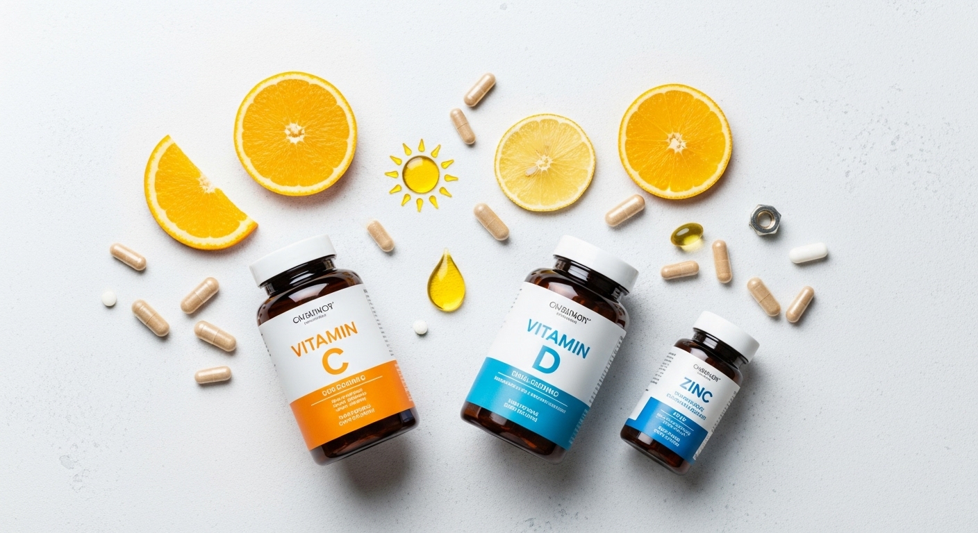 B형 독감 후 면역력을 높여주는 비타민 C, 비타민 D, 아연 영양제