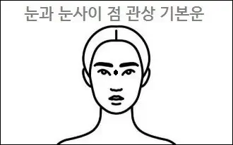 눈과 눈사이 점 관상 기본운
