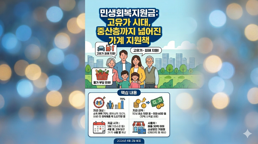 민생회복지원금 2026년 신청