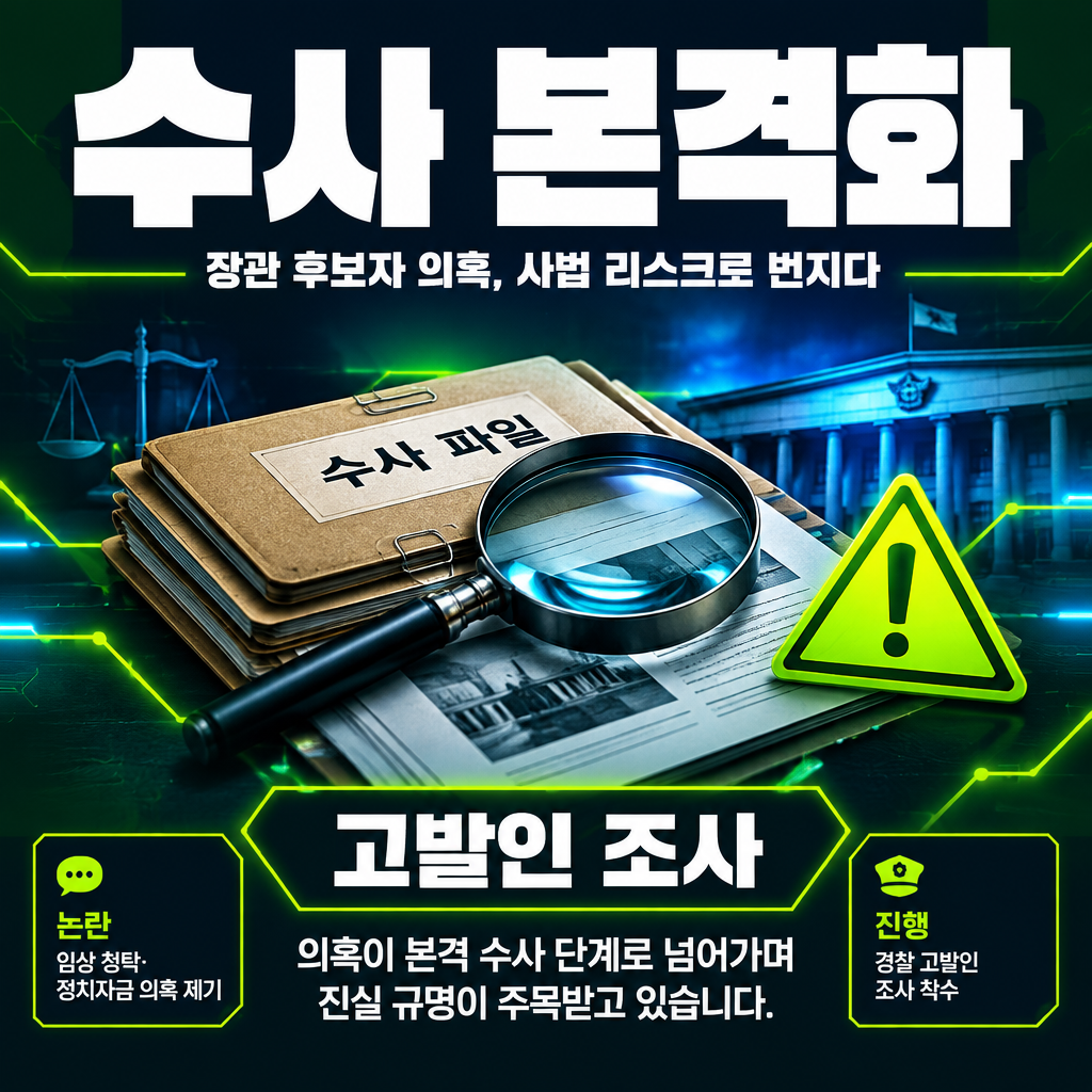 수사 본격화