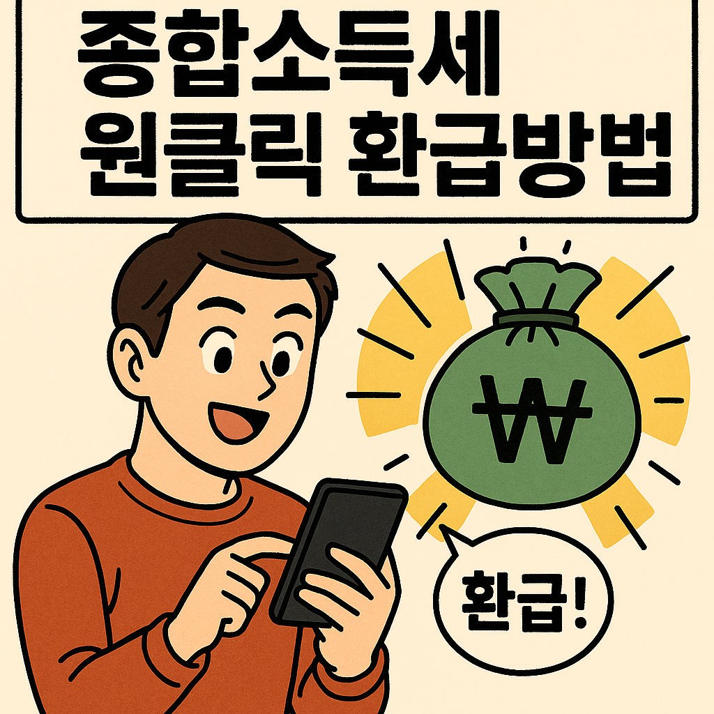 종합소득세 환급 원클릭 신청 &amp;#124; 종소세 환급금 신청하기