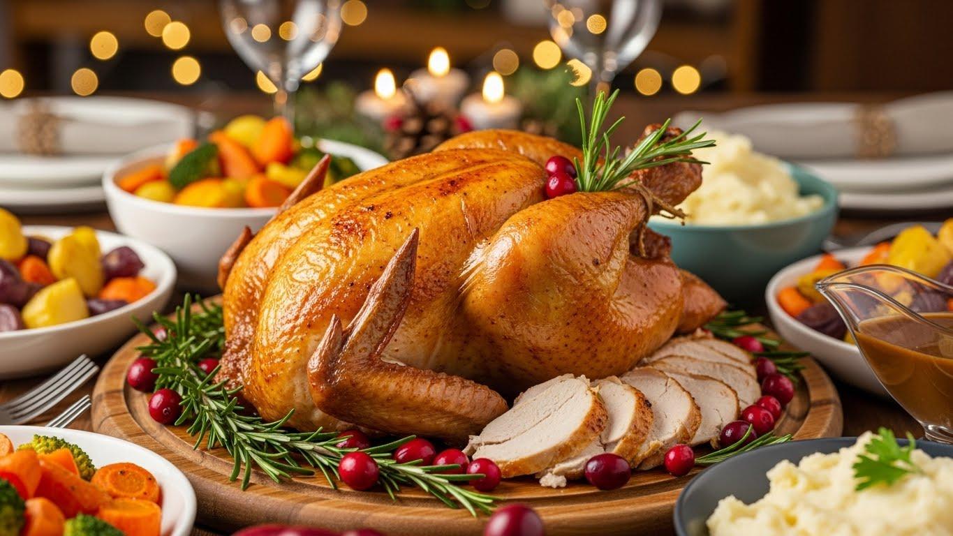 연말파티에 빠질 수 없는 로스트치킨