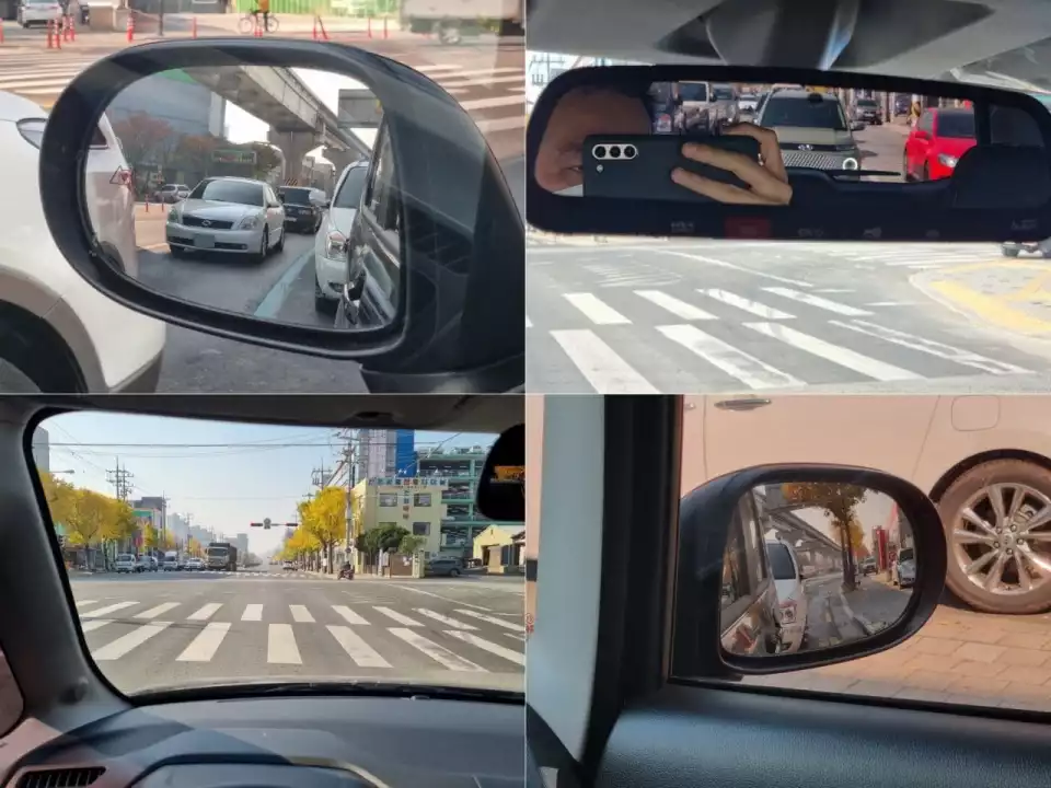 더 뉴 레이의 운전 시야는 여전히 넓습니다.