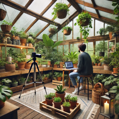 MZ세대 식물 부업 관련 이미지
