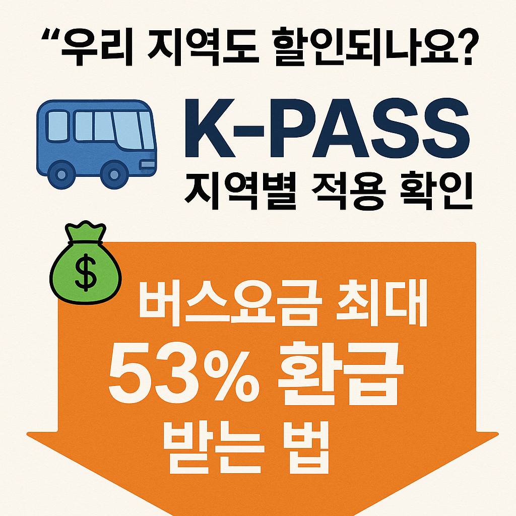 정부와 지자체가 운영하는 교통비 환급 제도 홍보 이미지