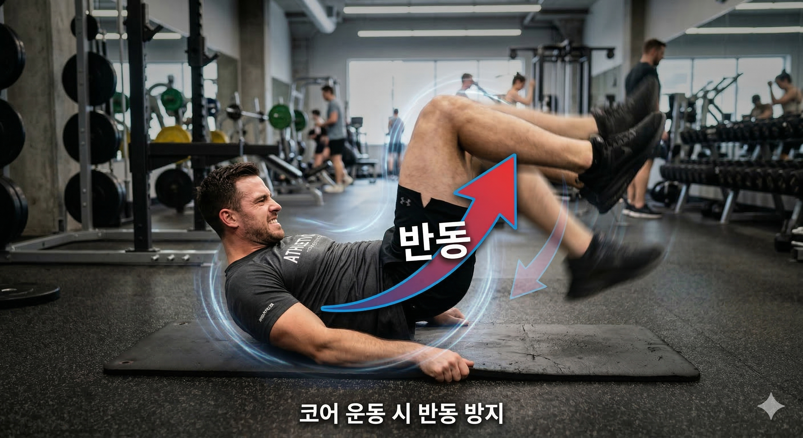 레그레이즈 허리 반동 잘못된 하복부 운동