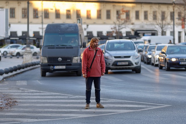 보행자와 교통사고 차이