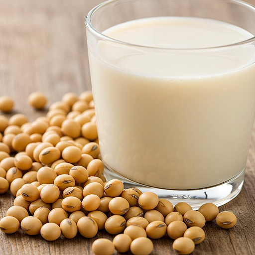 콩과 두유 이미지