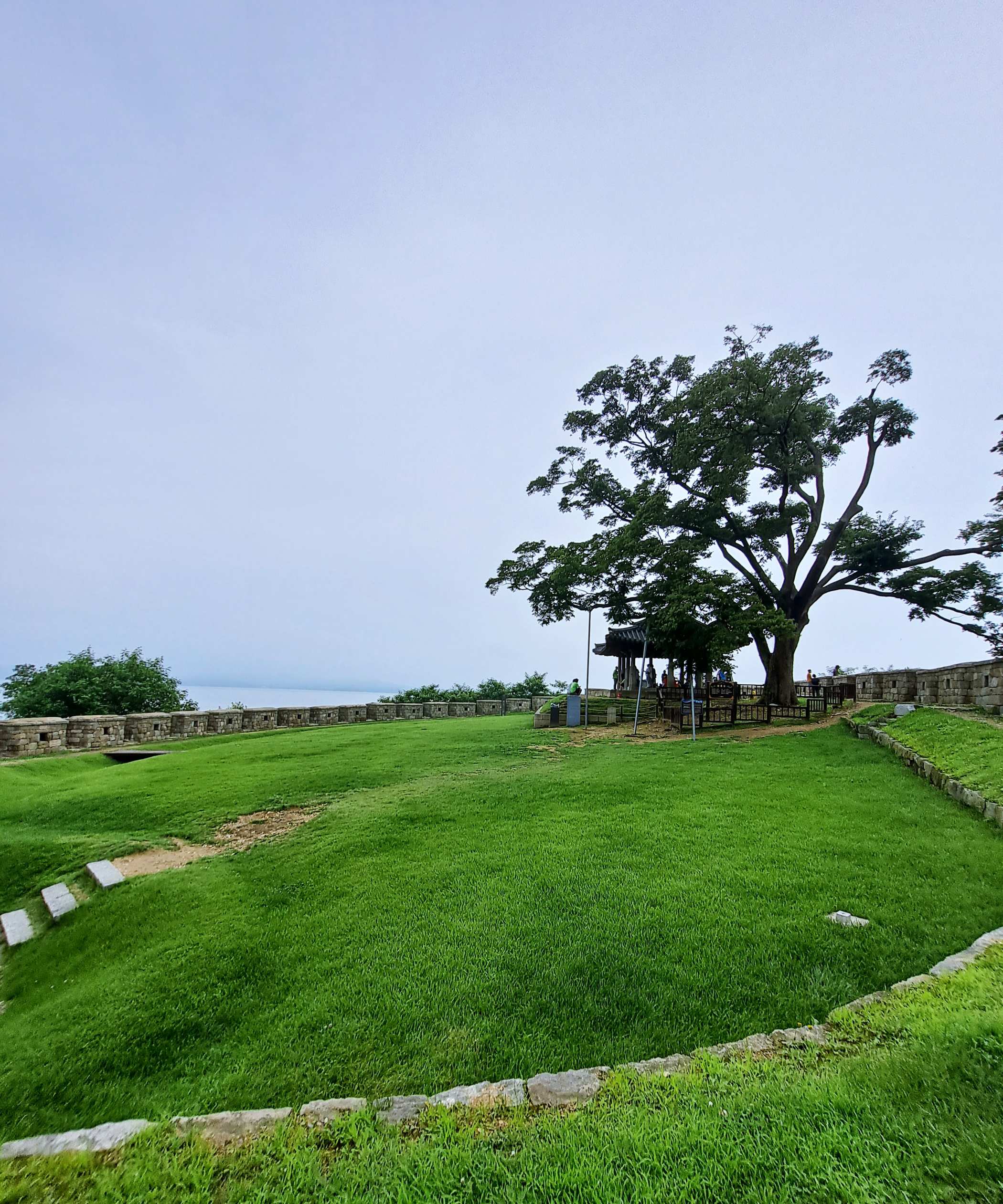 월곶돈대와 연미정 풍경