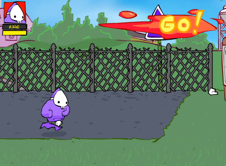 아빠와나-아들편-버그판-플래시게임-시작-화면