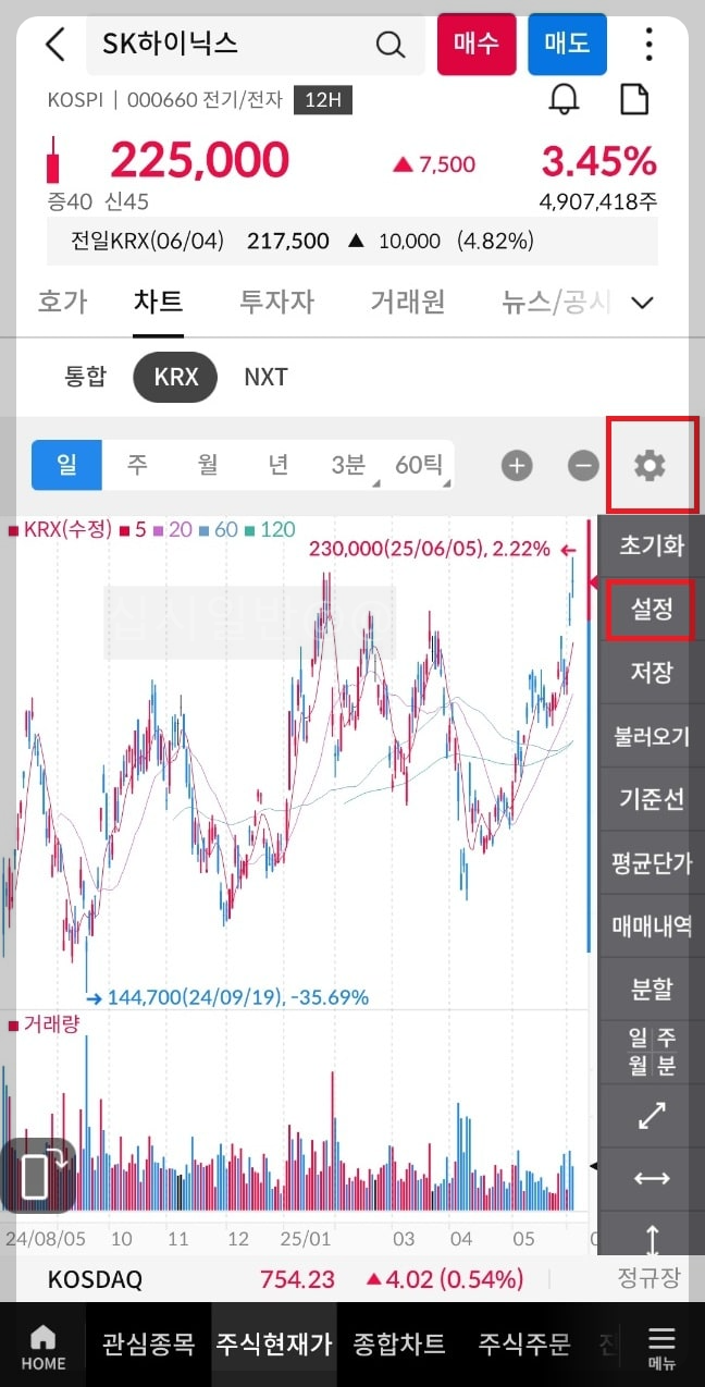 삼성증권-mpop-주식-이평선-설정