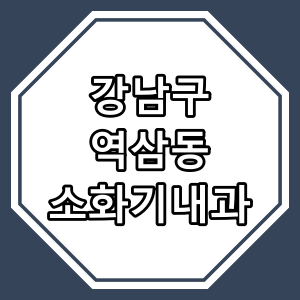서울시 강남구 역삼동 "소화기 내과" 진료 하는 동네 의원