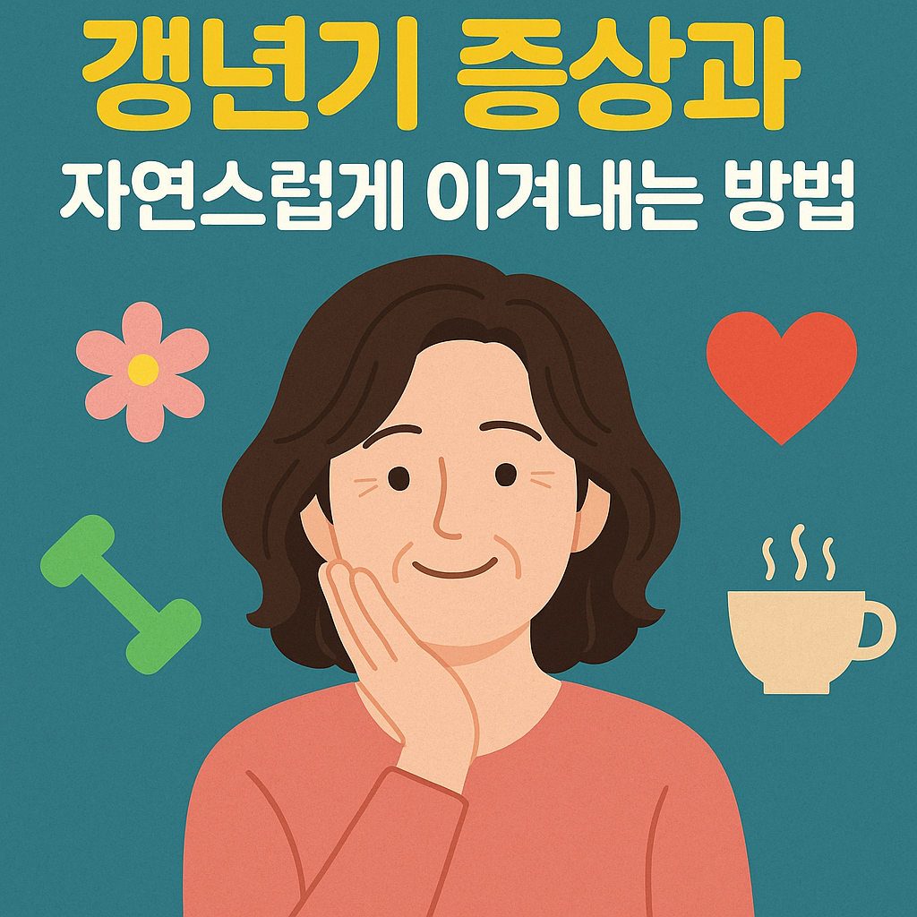 여성갱년기 증상 완화