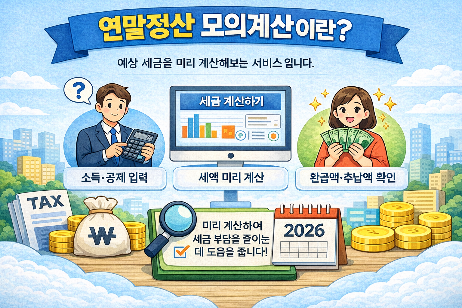 연말정산 모의계산