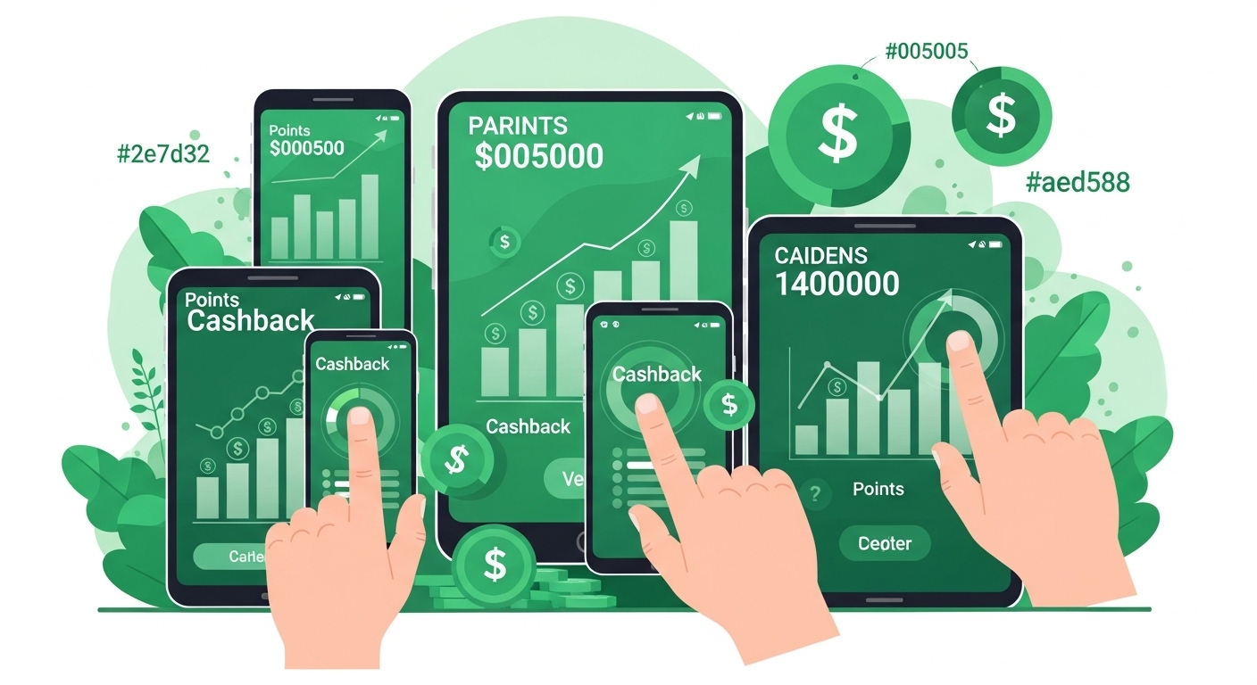 ์ค๋งํธํฐ ํ๋ฉด์ ํฌ์ธํธ์ ์บ์๋ฐฑ ์ ๋ฆฝ ๊ทธ๋ํ๊ฐ ์์นํ๋ ๋ชจ์ต. ์๊ฐ๋ฝ์ด ํ๋ฉด์ ํฐ์นํ๋ฉฐ ๋ฆฌ์๋๋ฅผ ์๋ ์ด๋ฏธ์ง๋ 2025๋
 ์ง ํ
ํฌ์ ์ฑ ํ์ฉ์ ํตํ ์ฌํ
ํฌ๋ฅผ ์์งํฉ๋๋ค.