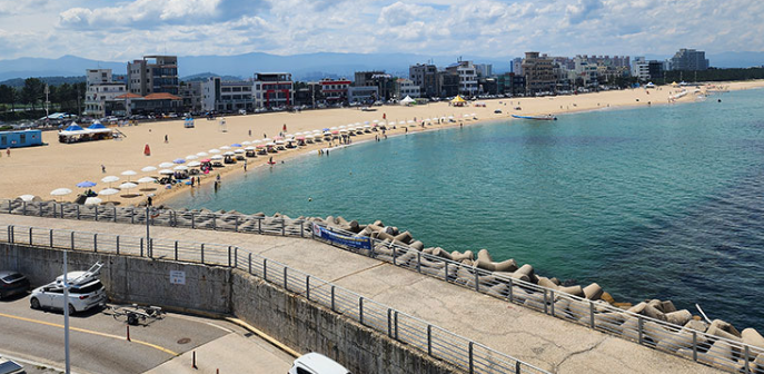 안목해변 카페거리