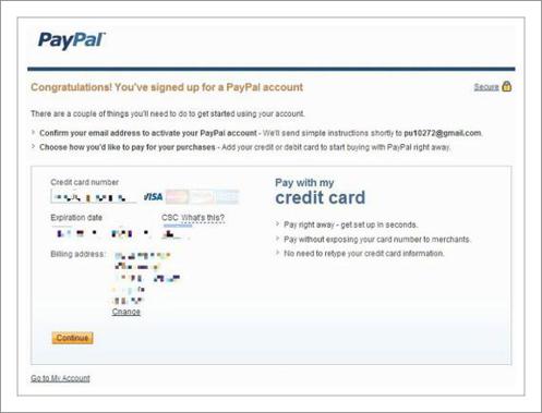 페이팔 가입 방법7