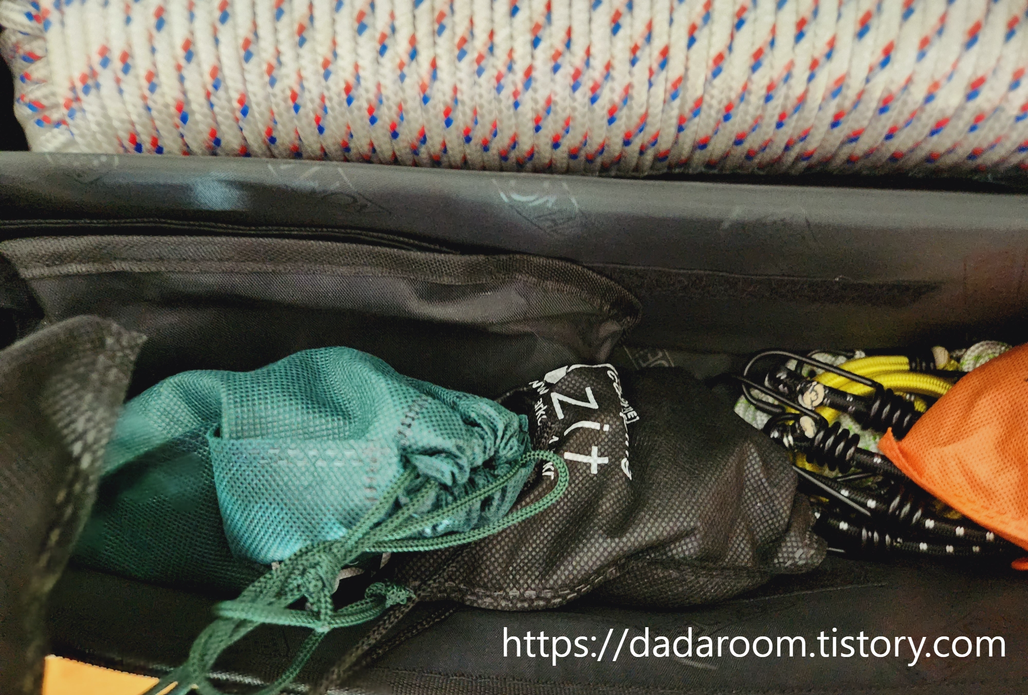 캠핑용품 정리함 수납가방 노마드 더 단조팩가방