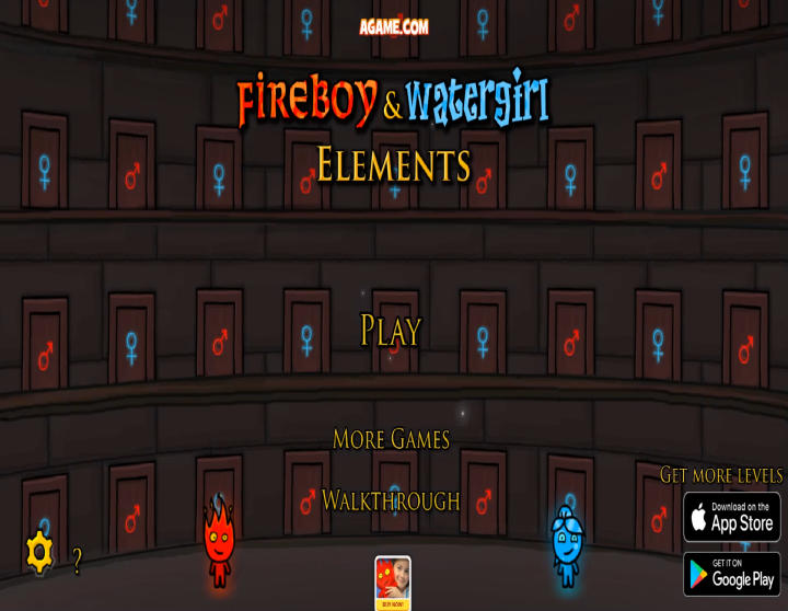 파이어보이-앤-워터걸5-엘리먼츠-게임하기-메인-화면
