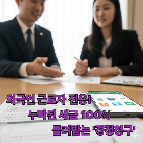 2월 연말정산 놓쳤다면? 외국인 근로자 5월 경정청구로 환급받는 법