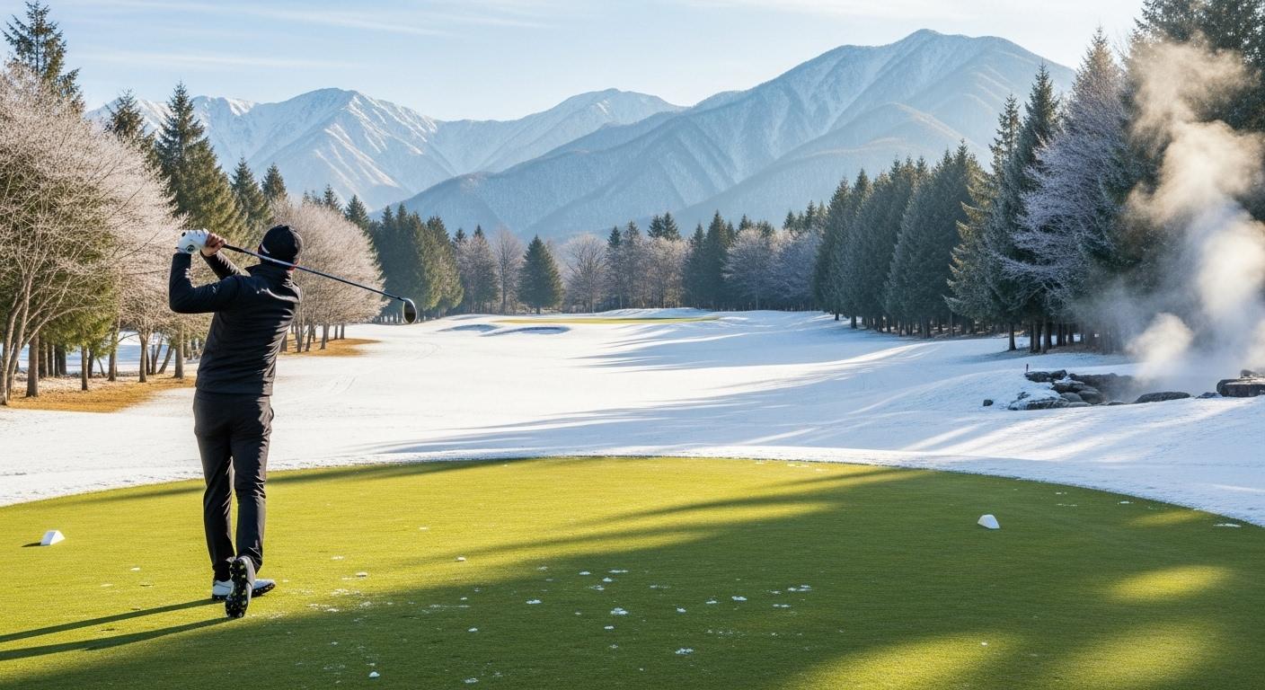 일본 겨울 골프여행