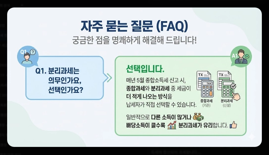배당소득세 분리과세 [2026년 신설] 구간별 세율&middot;대상 기업 요건&middot;최대 30% 절세 전략