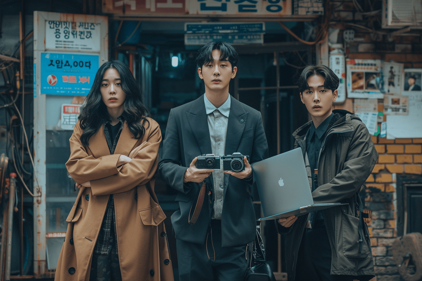 정면을-바라보고-서-있는-세명의-주인공