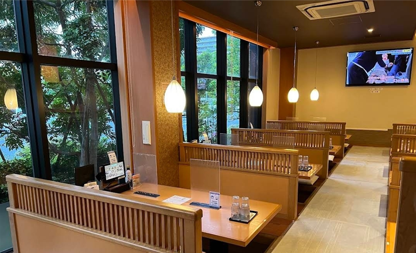 당일치기 온천 스이슌 식당