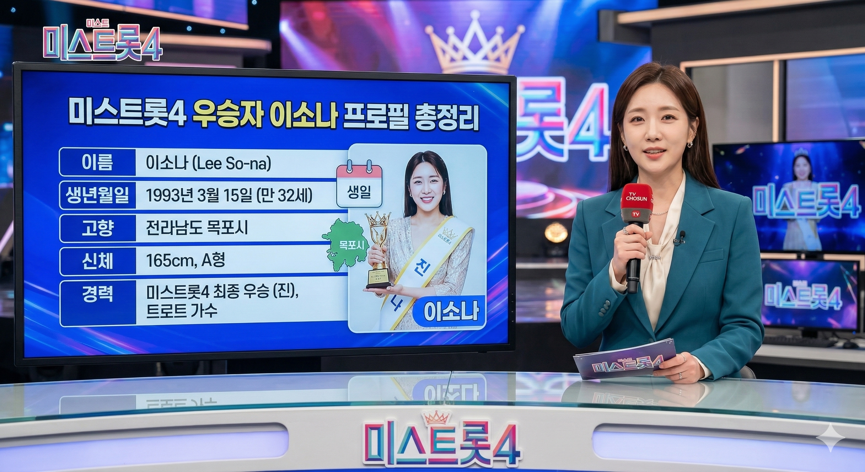 미스트롯4 우승자 이소나 나이 고향 프로필 총정리