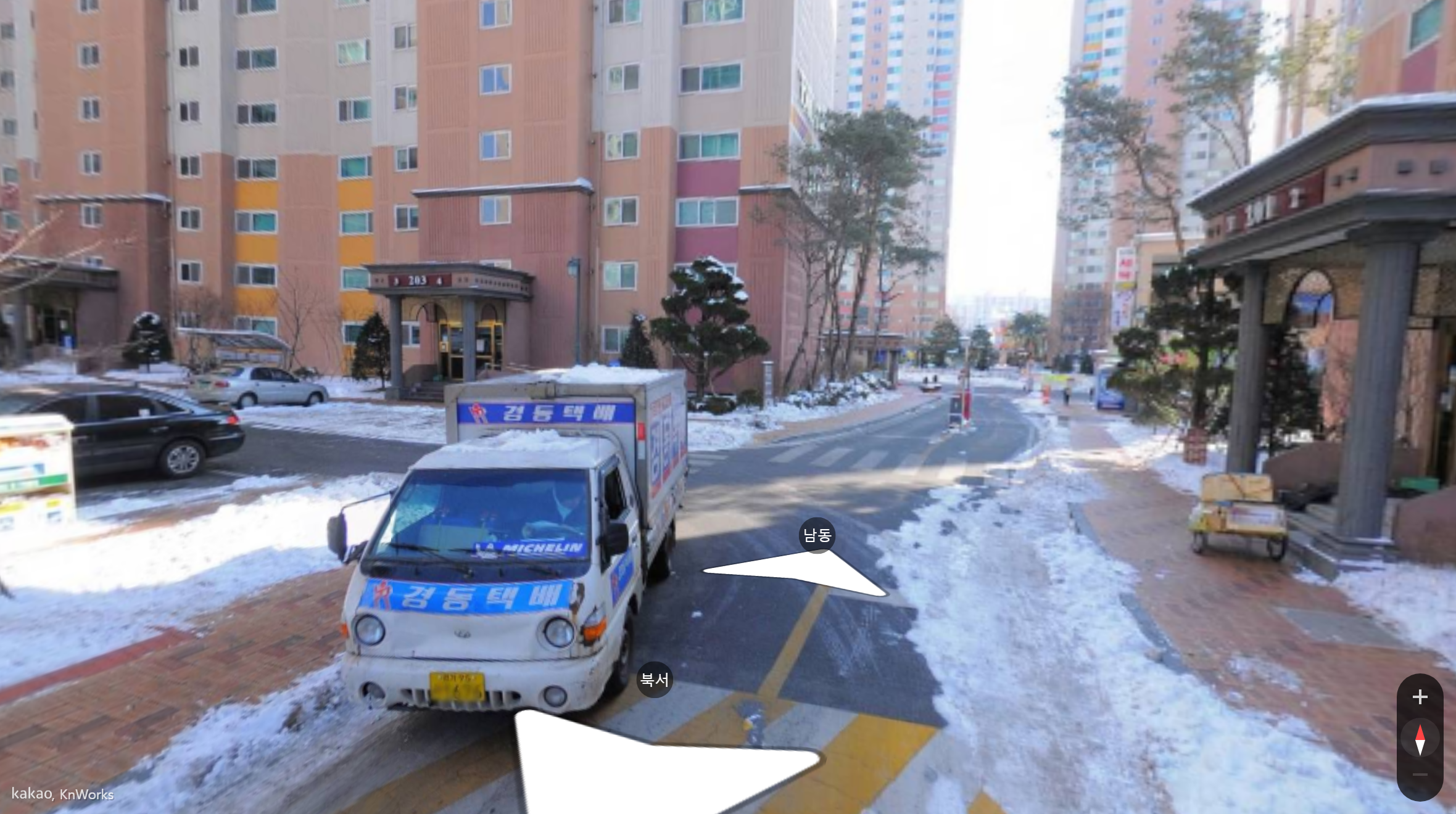 금오2차신도브래뉴업 주변 거리 풍경