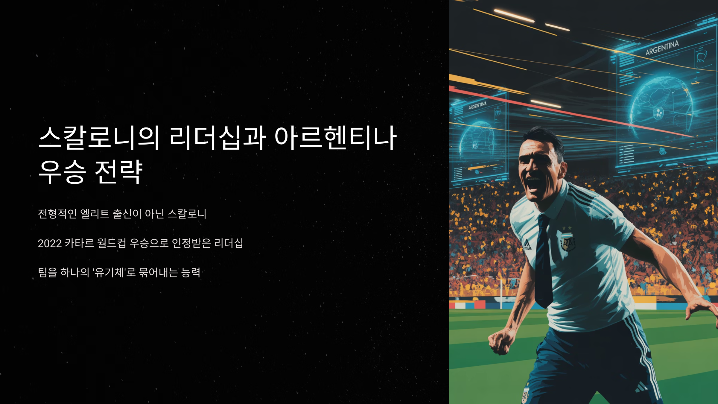 아르헨티나 우승 전략