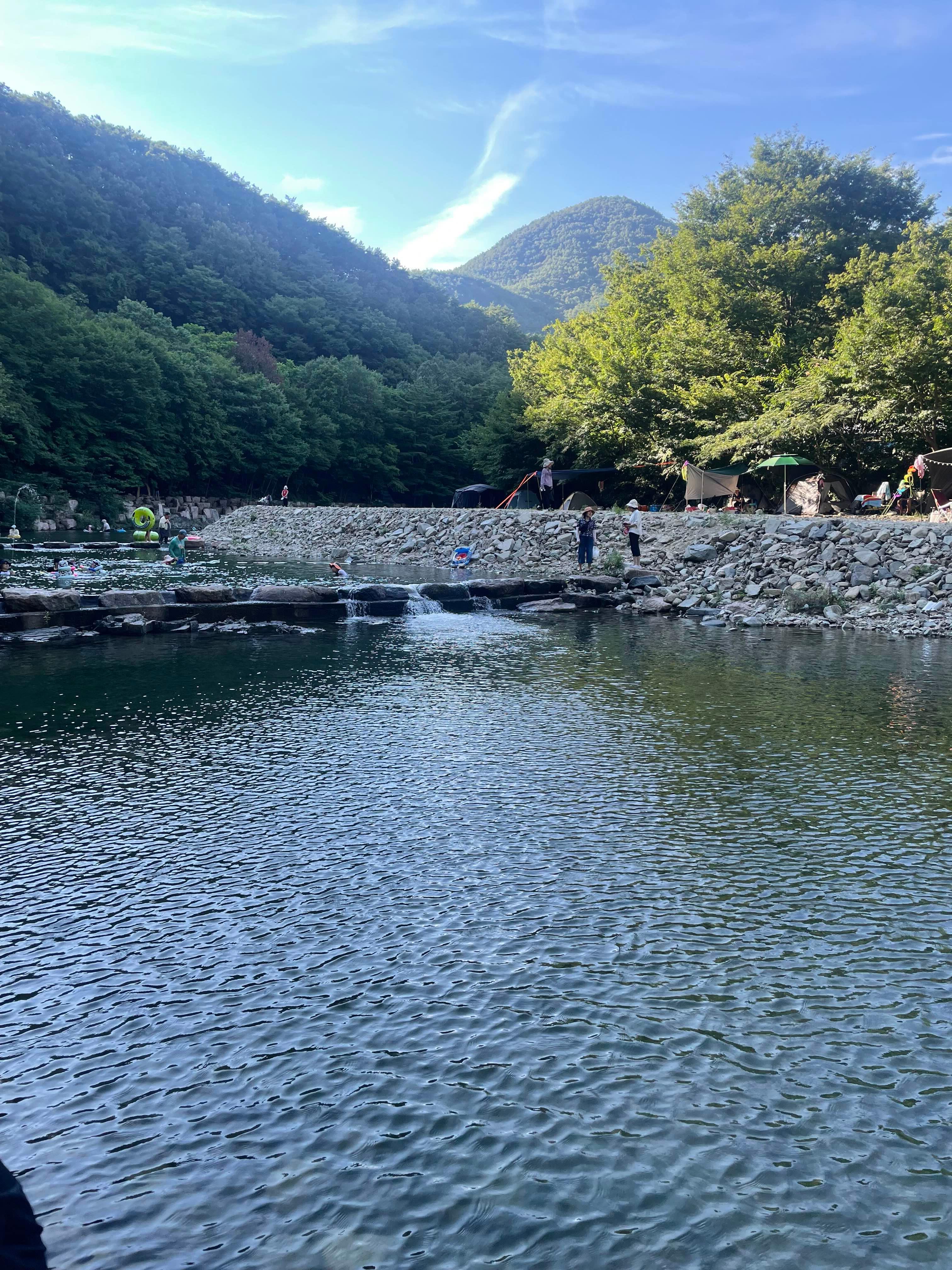 청송 얼음골 계곡