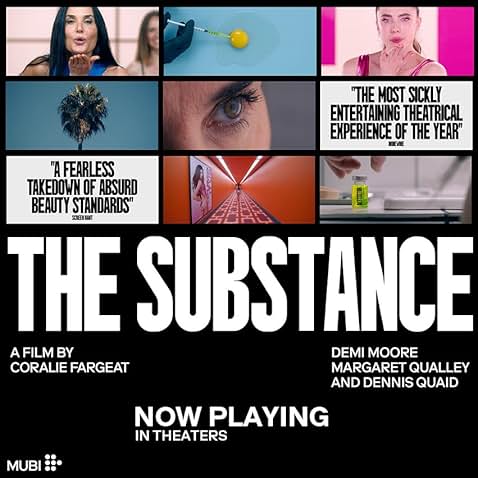 영화 '서브스턴스(The Substance)' 관람평 - 현대 사회의 외모 지상주의와 젊음에 대한 집착 풍자