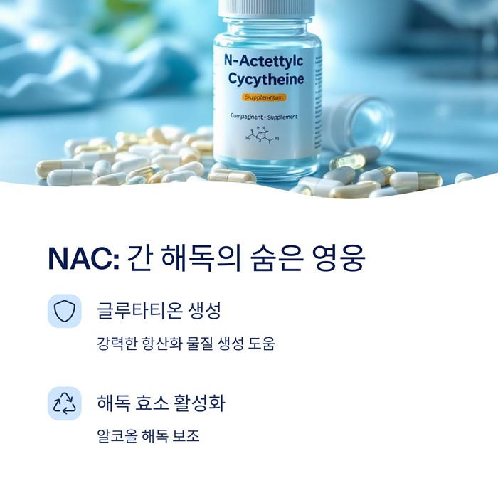 간 건강에 좋은 영양제 추천, 간 기능 개선 요약 이미지