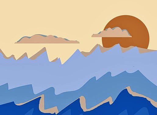 신년 일출 모습