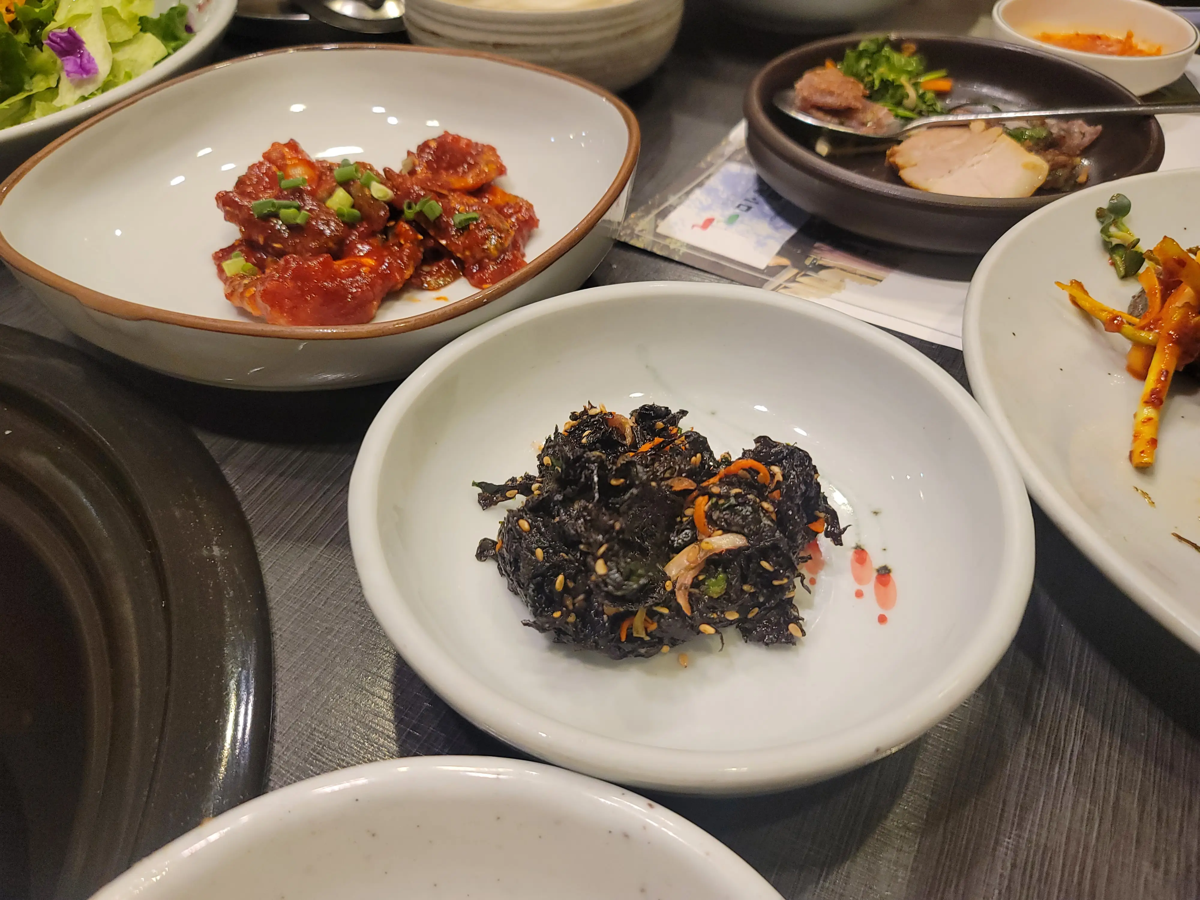 파래무침. 여느 파래무침과 동일하다.