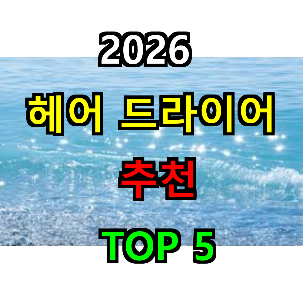 2026 헤어 드라이어 추천 TOP 5