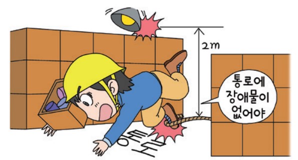 산업안전보건기준에 관한 규칙 제3장 통로 제21조 제22조